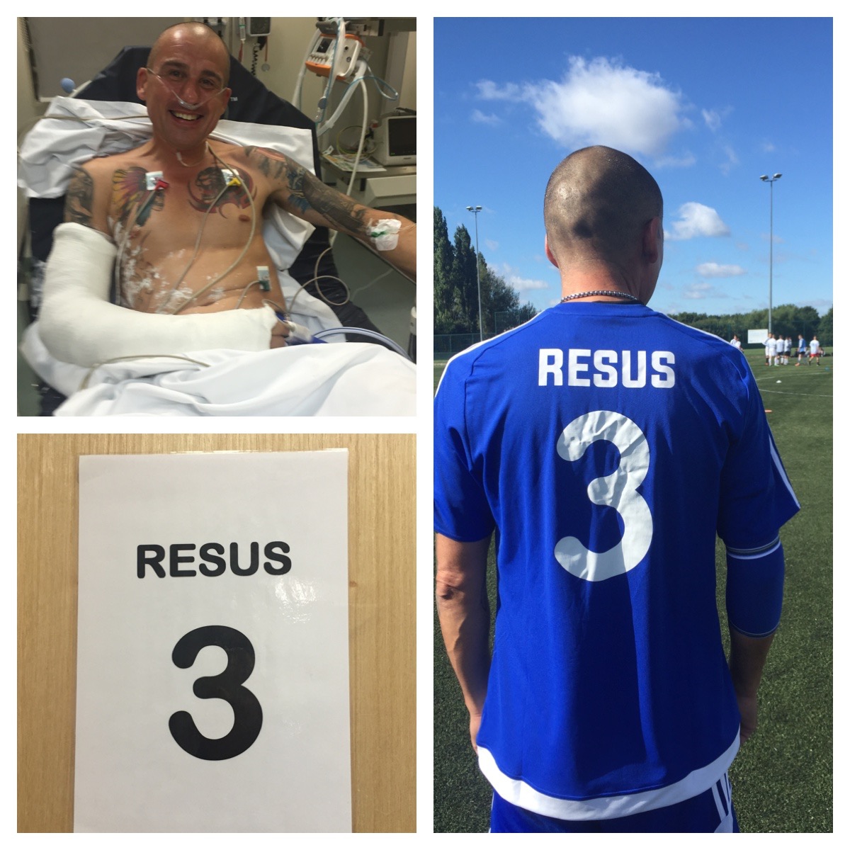 If anyone of you remember what happened last time Peter played for us, we had no choice but to create a very special shirt to commemorate his exploits!