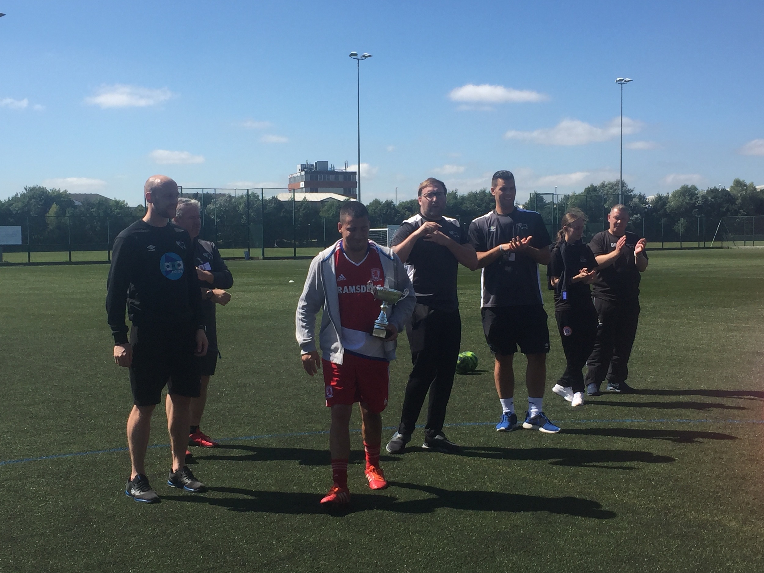 Congratulations to the team from Middlesbrough FC Foundation on a well-deserved victory. SPEECH!