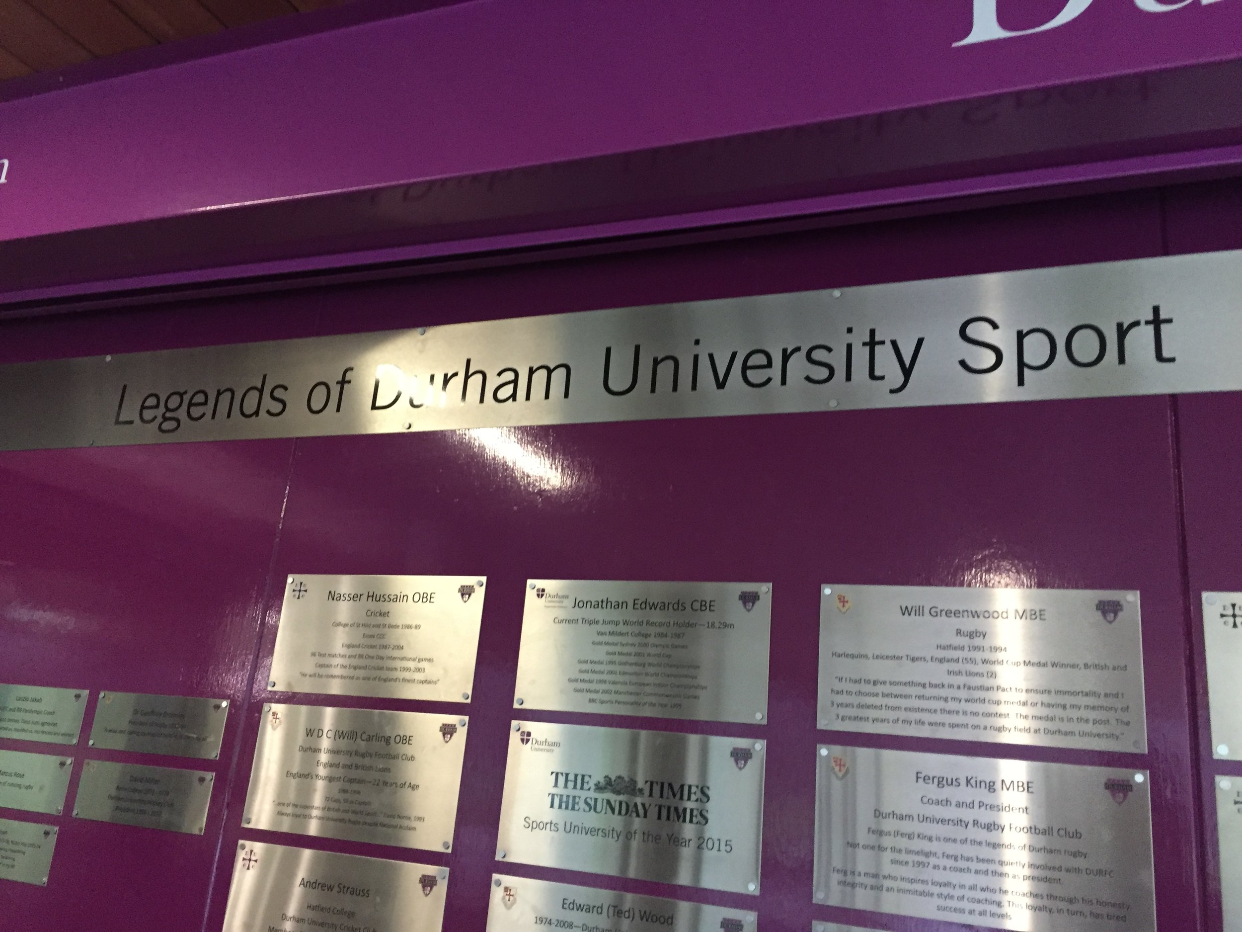 Look forward to seeing our plaque up here next time!