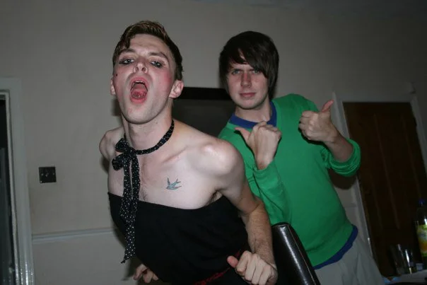 Aaron (left) and Luke.