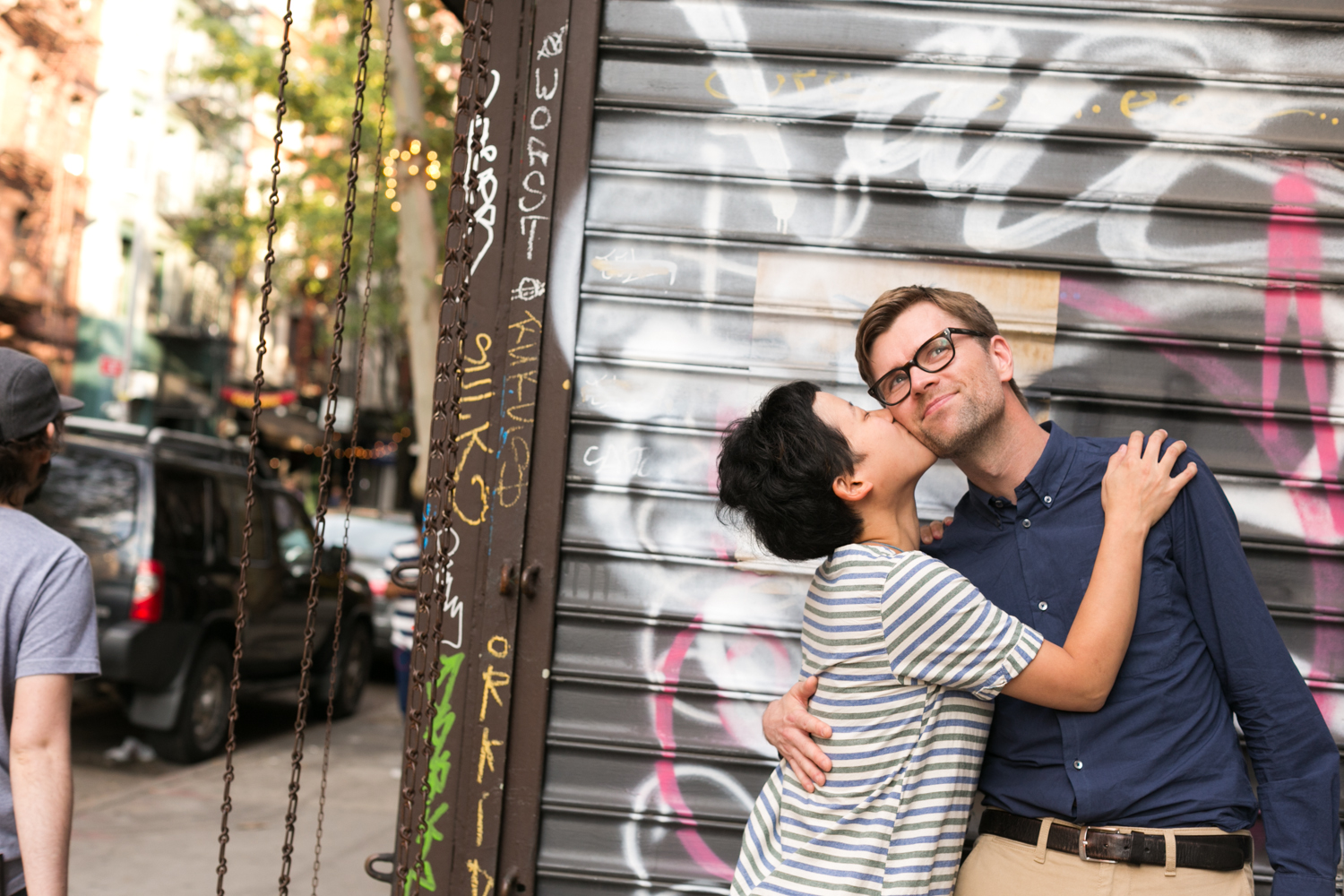 Gritty Manhattan Engagement Photos