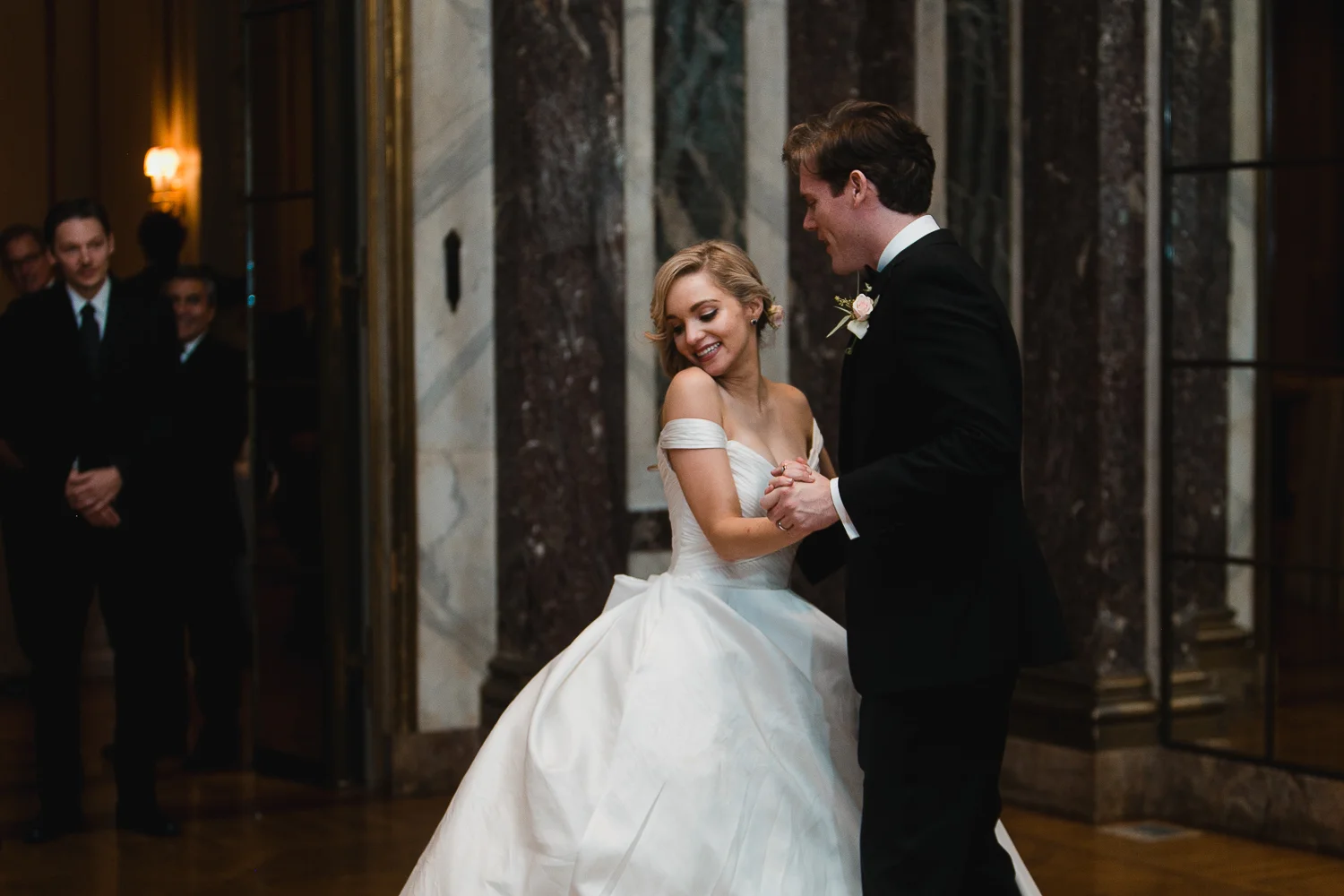 First dance at a Burden Kahn Mansion Wedding.