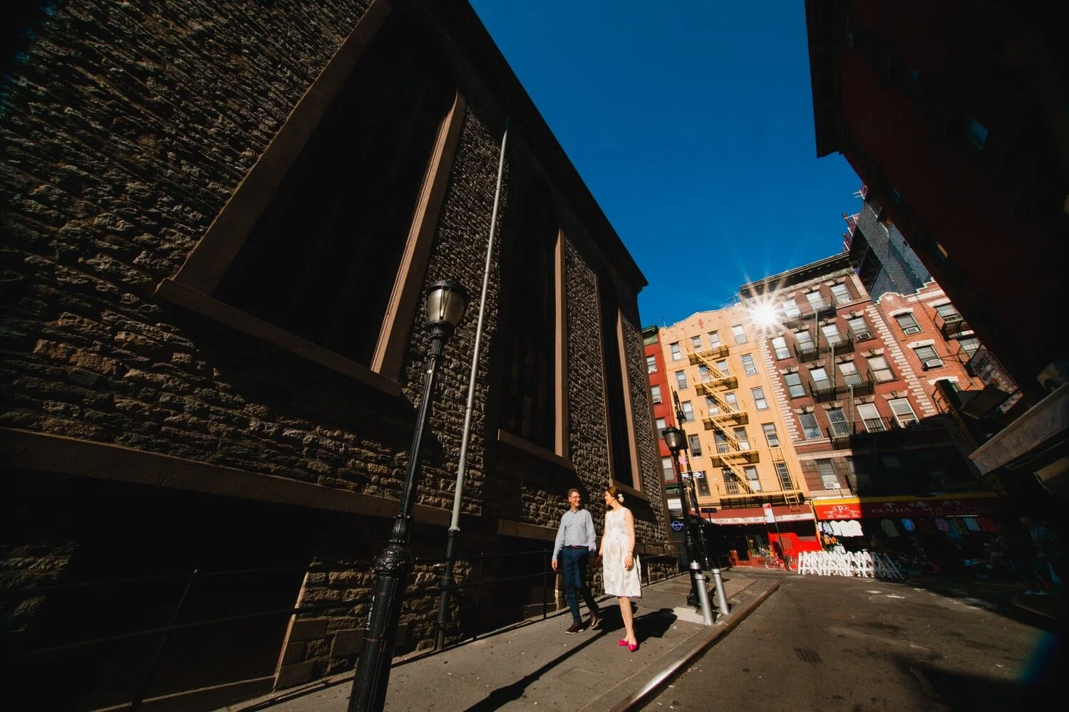 Wedding photos in Chinatown, NYC.