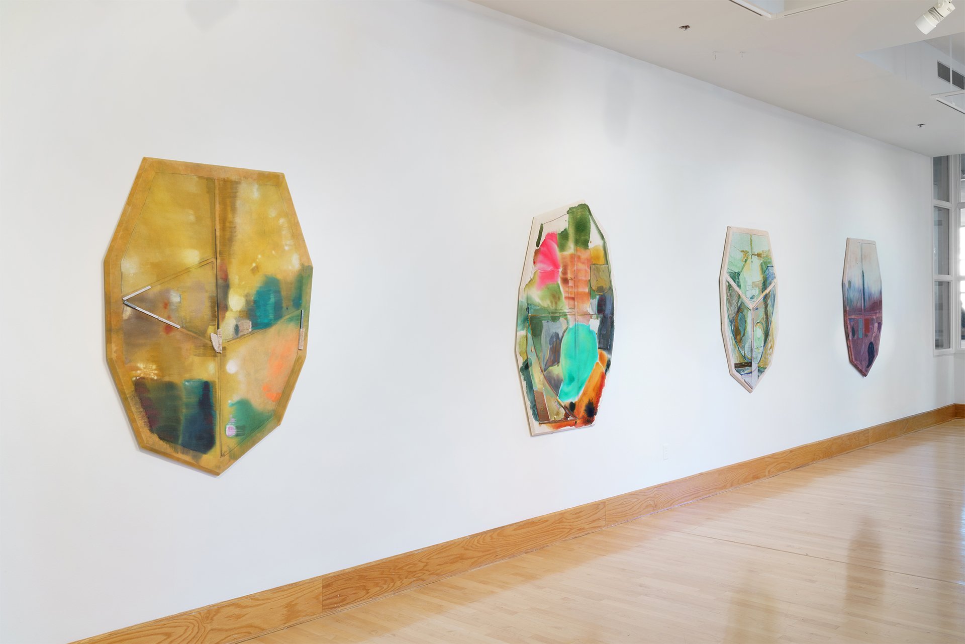  Installation view, Side Angle Tide: Recent Works by Eleanor Conover, November 12–December 15, 2022. List Gallery, Swarthmore College. Photo: Joe Painter 