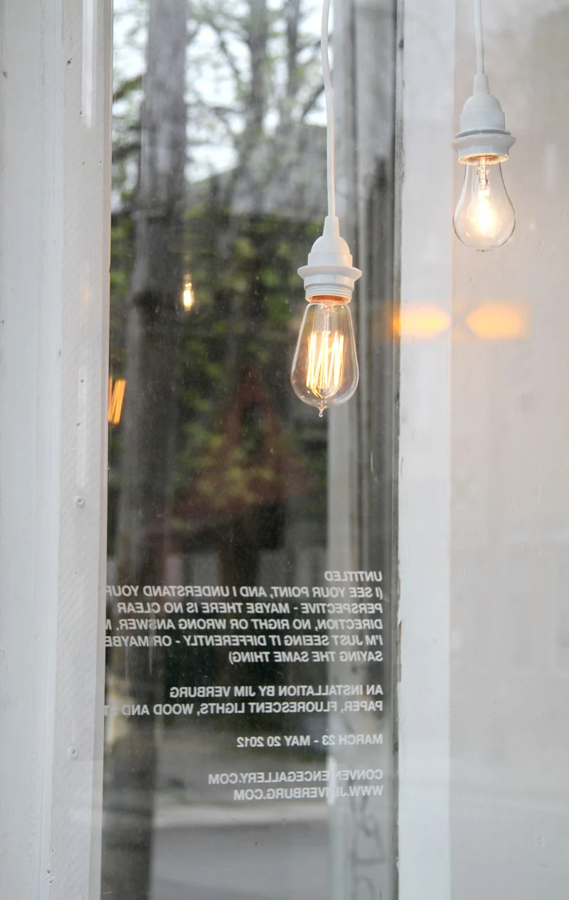   Untitled Installation (I see your point, and I understand your perspective - maybe there is no clear direction, no right or wrong answer. Maybe I’m just seeing it differently - or maybe we’re saying the same thing.)    