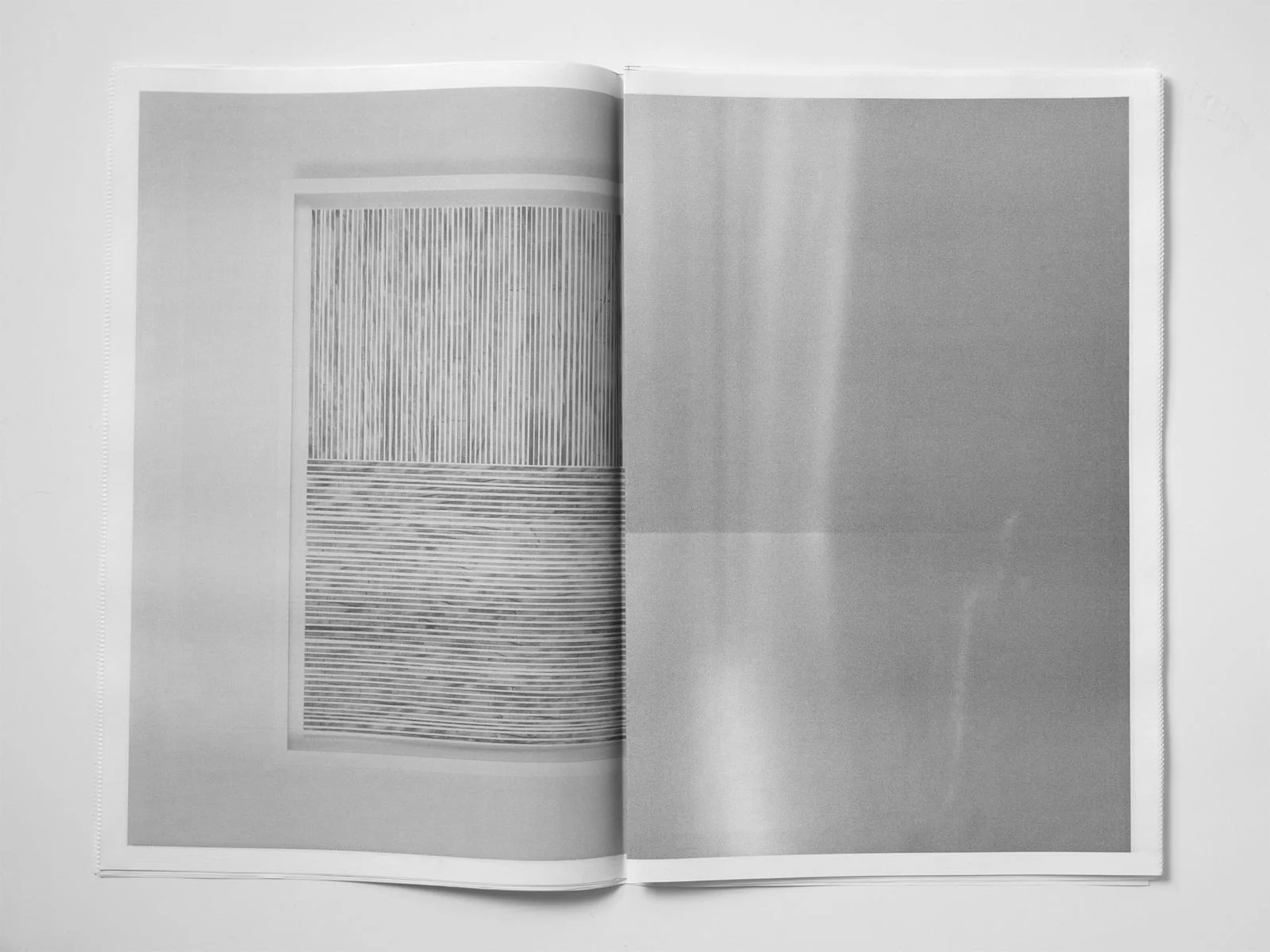   A New Relationship Between Reflective Sides  a one colour poster series/catalogue   