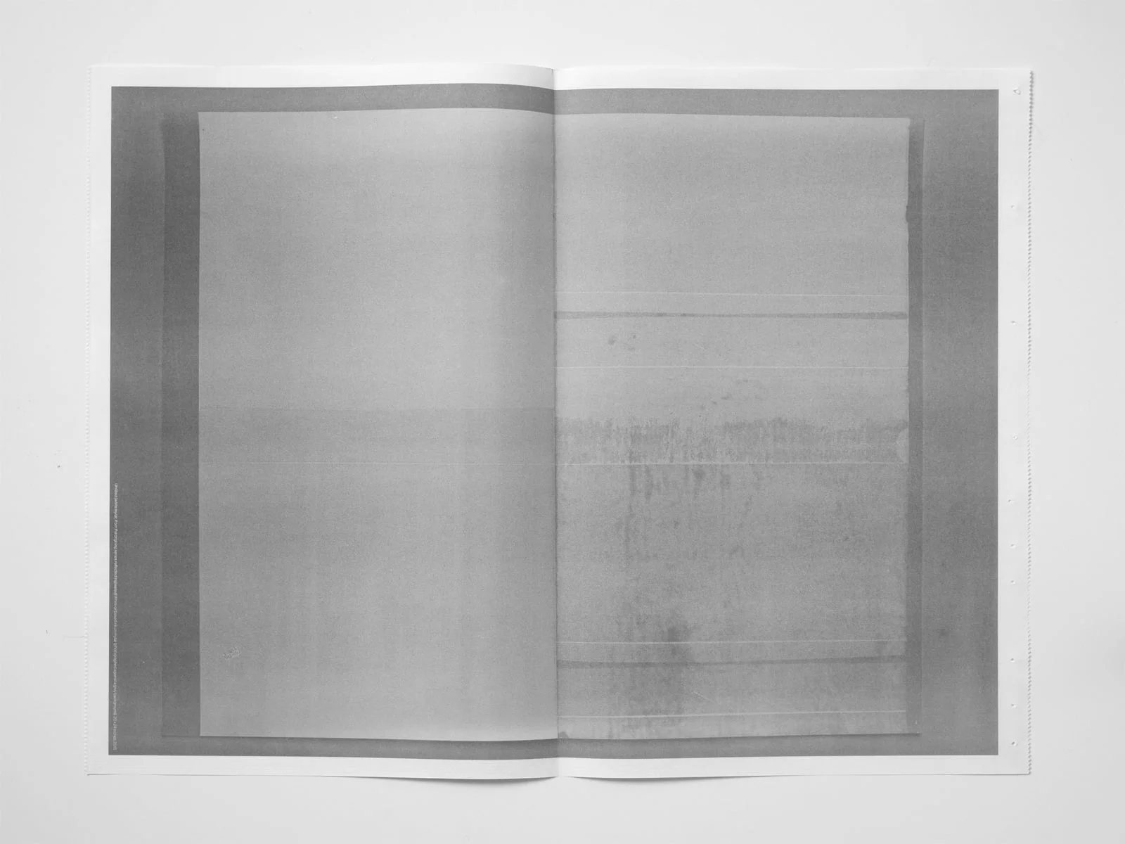  A New Relationship Between Reflective Sides  a one colour poster series/catalogue   