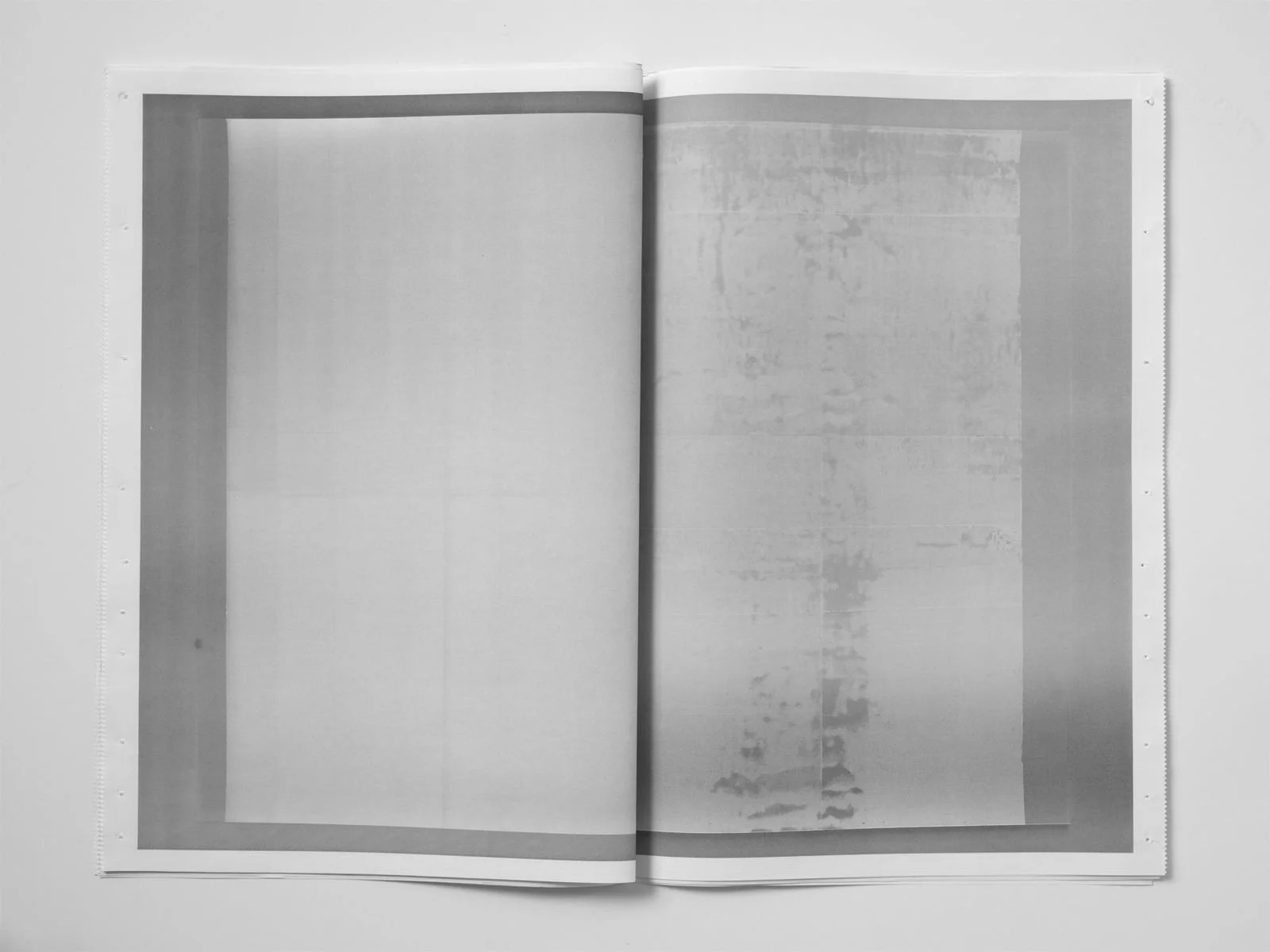   A New Relationship Between Reflective Sides  a one colour poster series/catalogue   