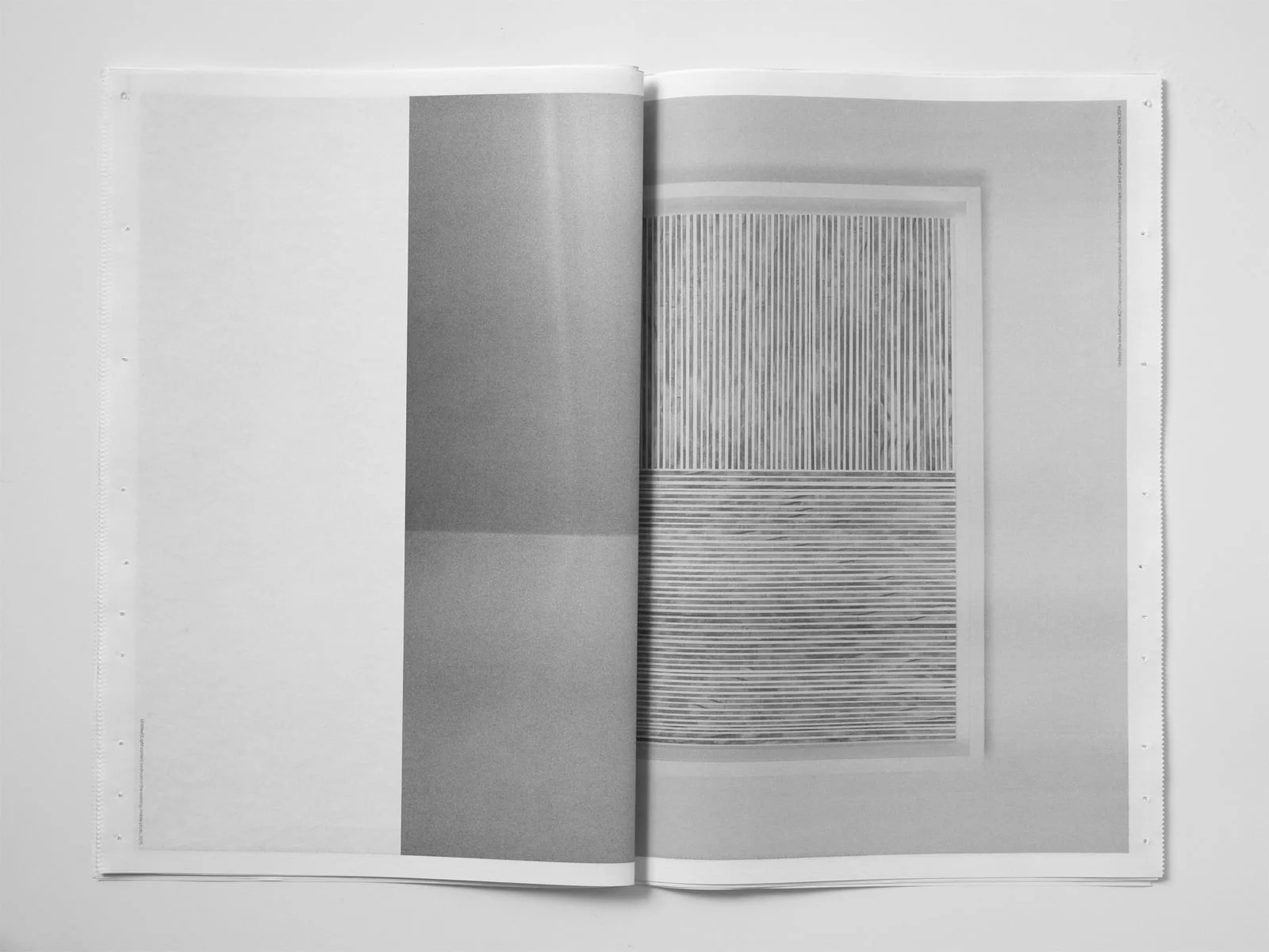   A New Relationship Between Reflective Sides  a one colour poster series/catalogue   