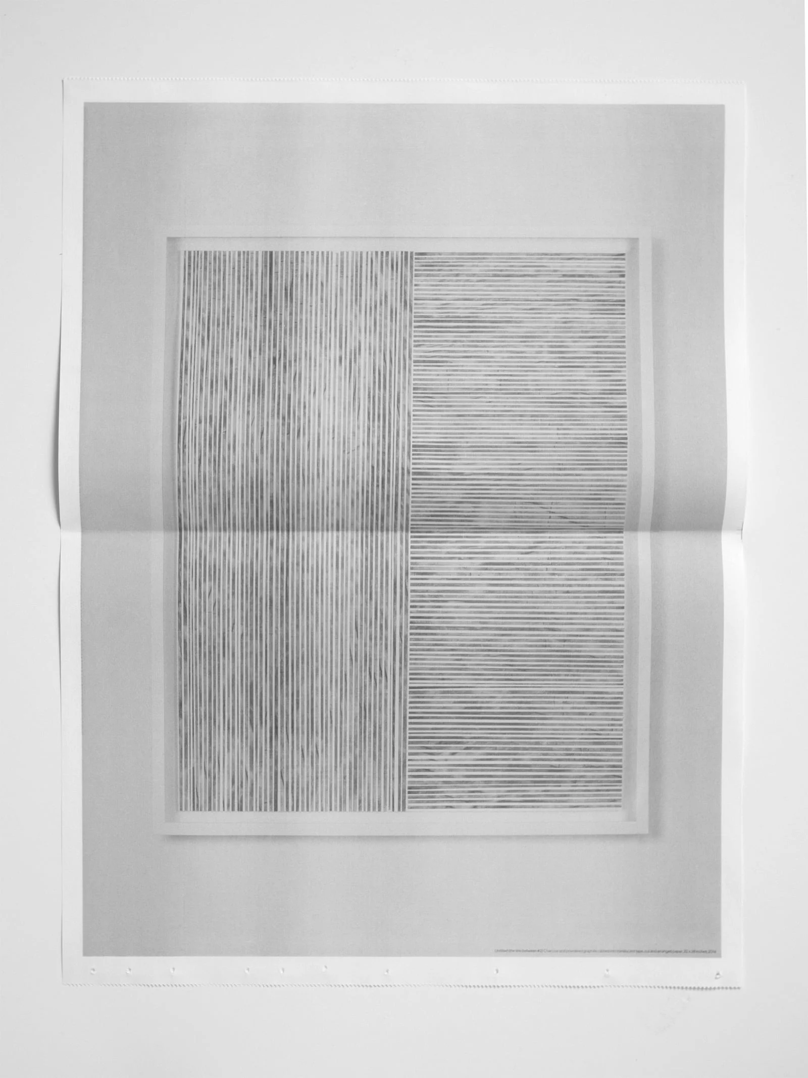   A New Relationship Between Reflective Sides  a one colour poster series/catalogue   