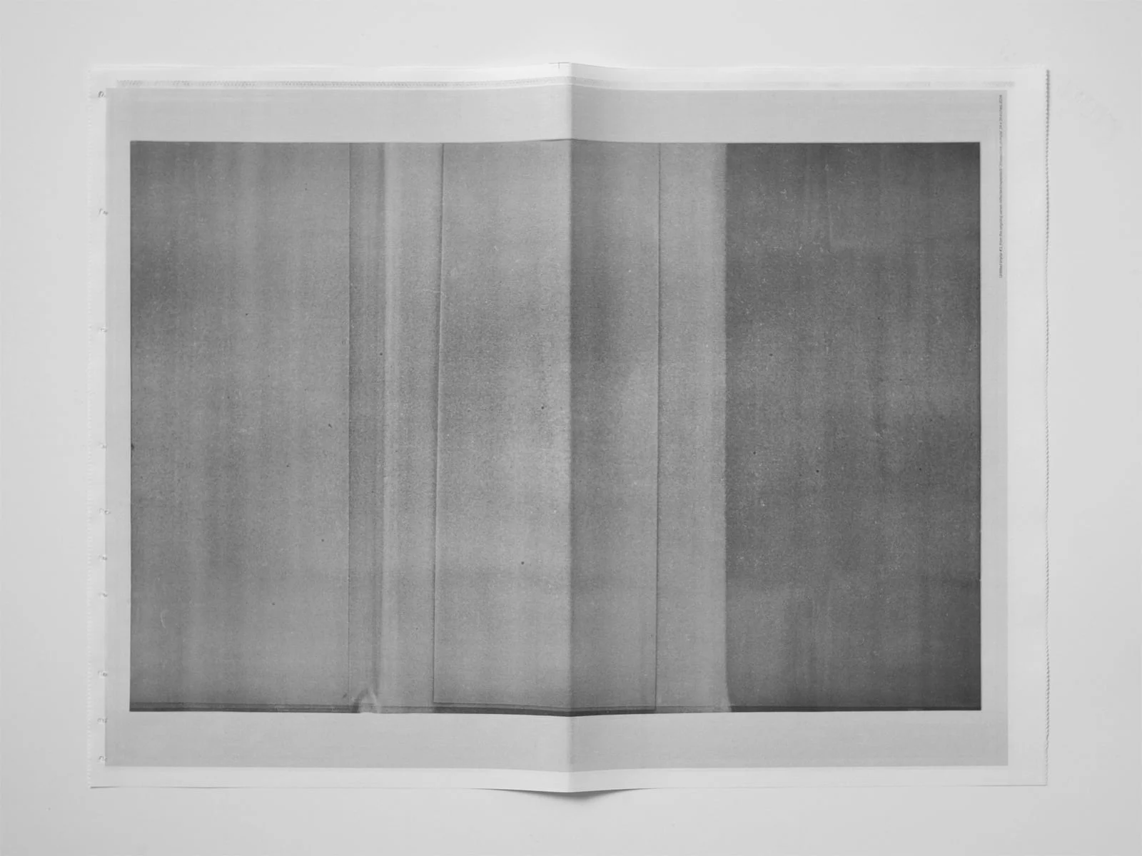   A New Relationship Between Reflective Sides  a one colour poster series/catalogue   