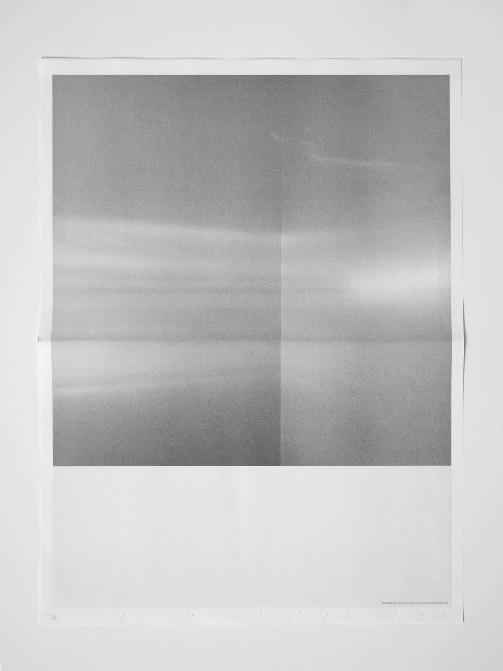   A New Relationship Between Reflective Sides  a one colour poster series/catalogue   