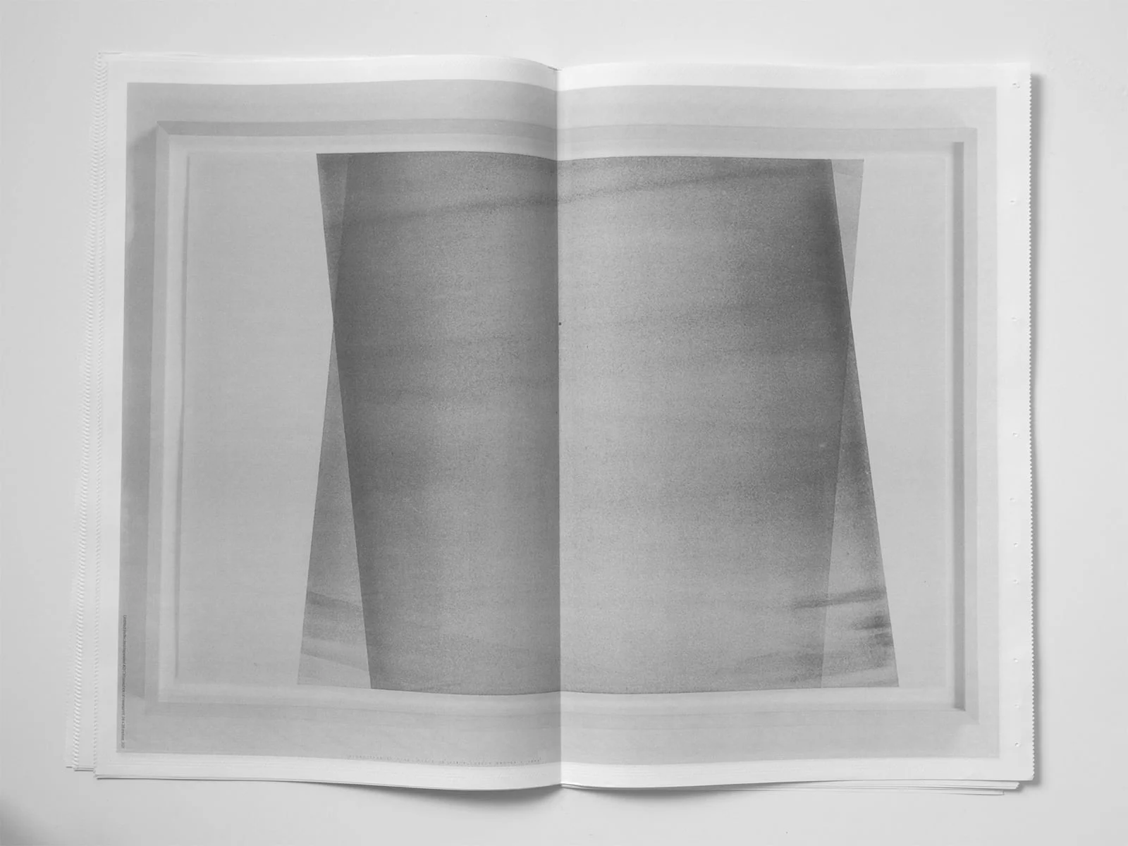   A New Relationship Between Reflective Sides  a one colour poster series/catalogue   