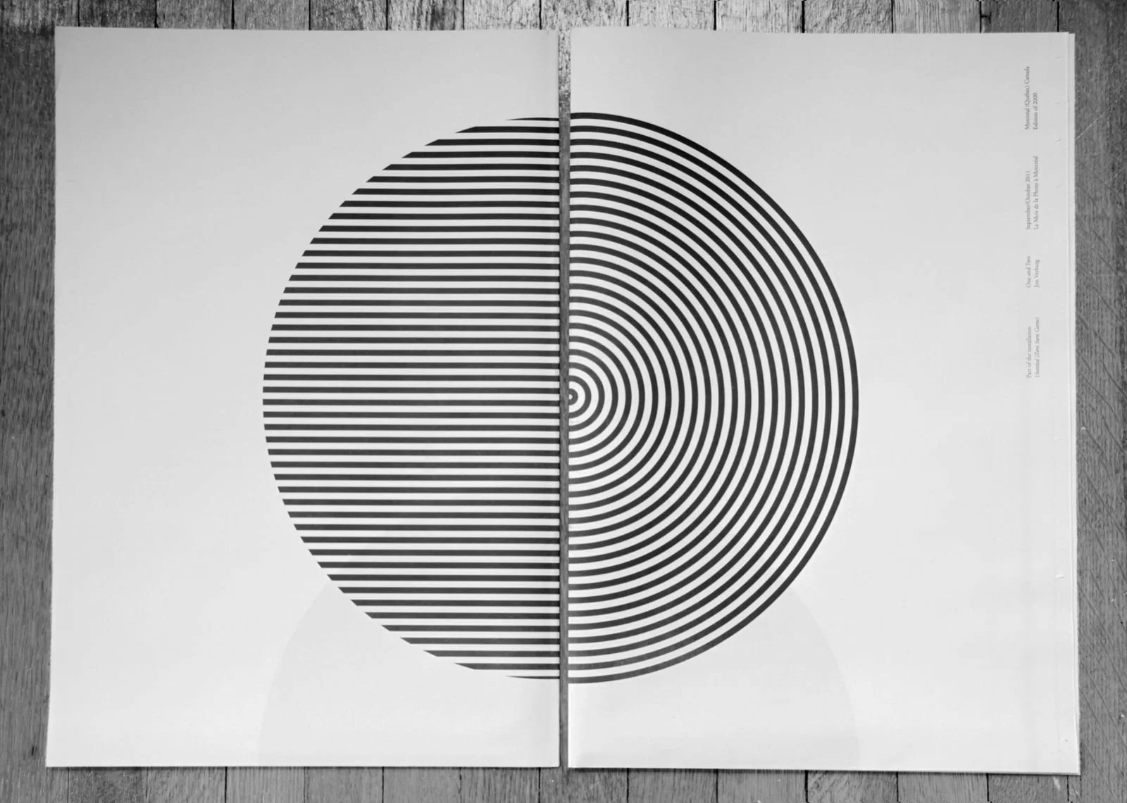   Untitled (Zero Sum Game)  2011, folded newsprint publication in stacks various dimensions each piece, 22 x 35 inches unfolded 