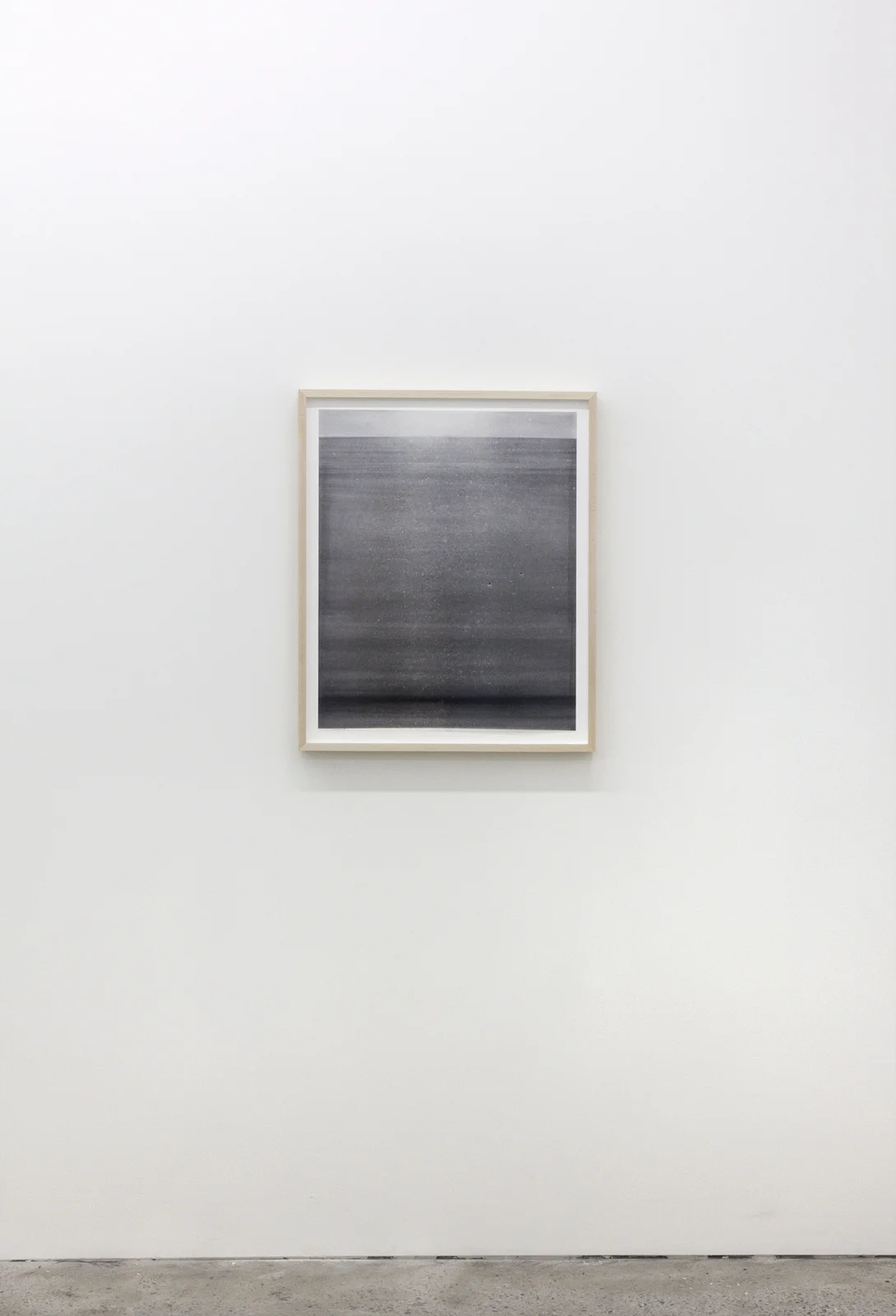   Untitled (from the series Metaphysical Obstacles and The Acceptance of the Inevitable)  Oil based paint on frosted Mylar, 2016  27 x 22 inches 