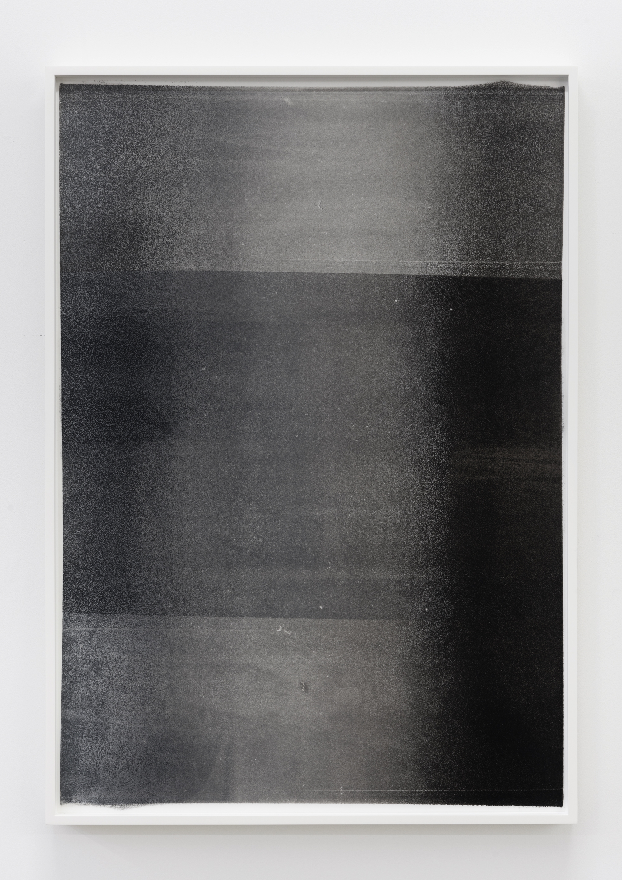   Untitled (dark glow) , Oil on Mylar, 2016, 31 x 22 inches 