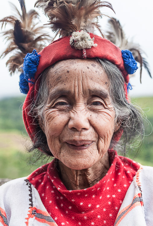 A friendly nonagenarian near the Banaue rice terraces.