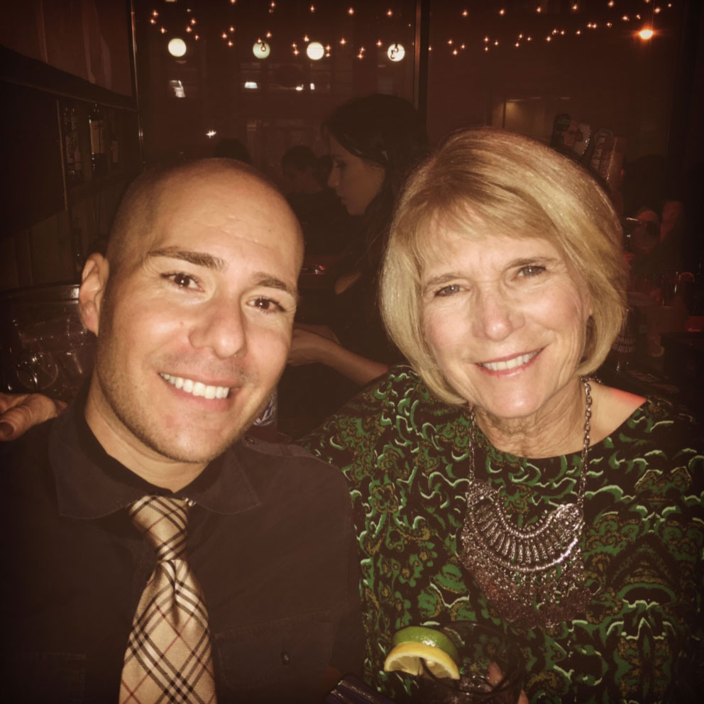 The amazing Ed with Carol, Julia's mom
