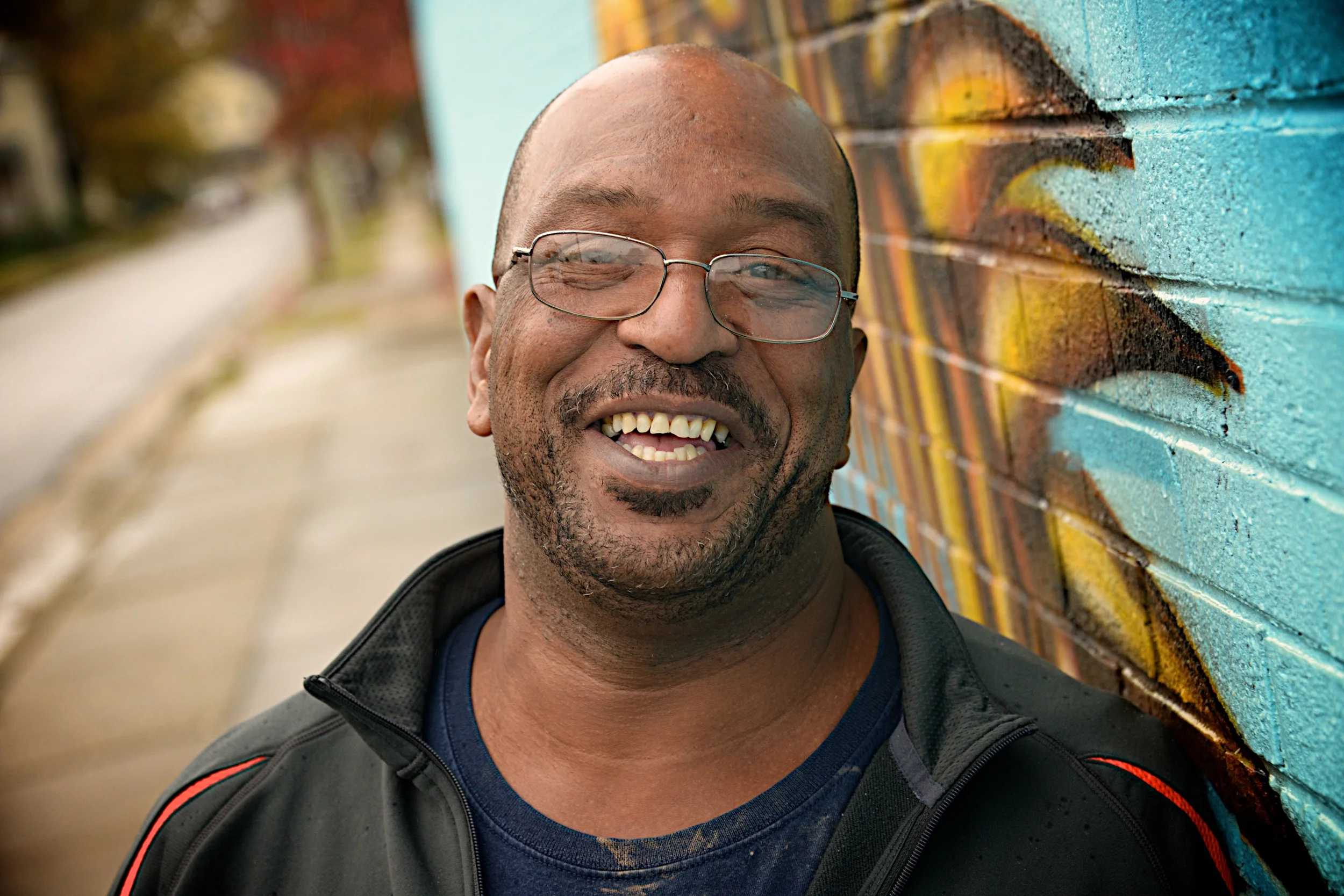 Photographed outside Boaz & Ruth in the Highland Park neighborhood of Richmond.