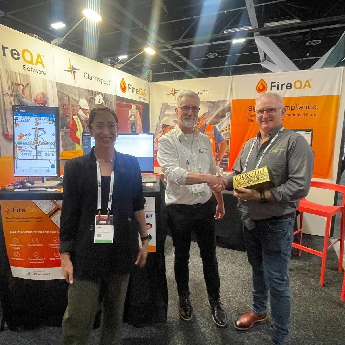 FireQA by Clarinspect at Fire Australia 2025: Connecting with the Industry in Sydney