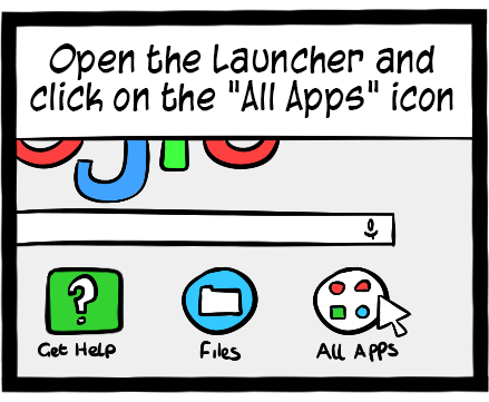 Click the "All Apps" icon