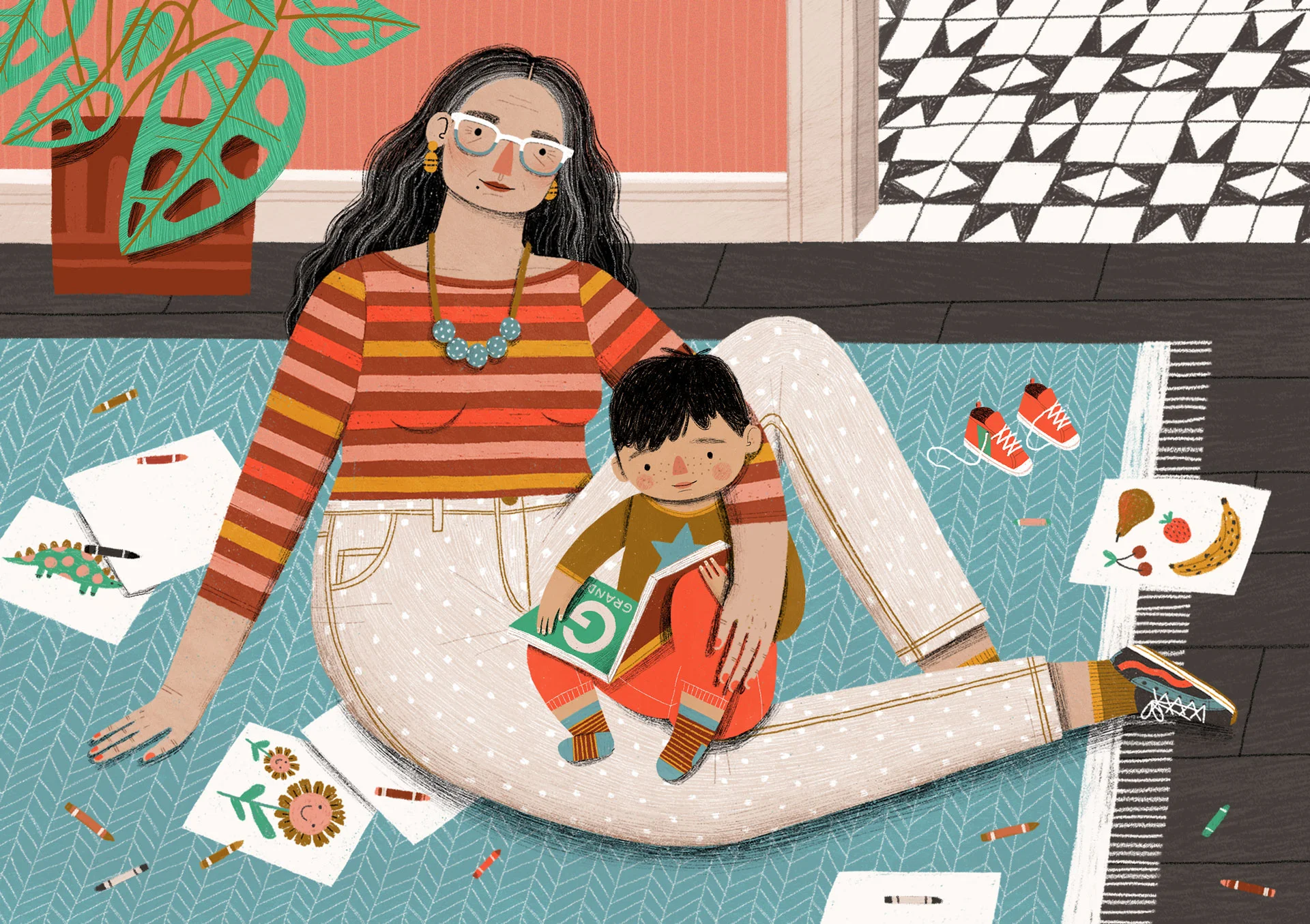 Parents Magazine Illustration by MelissaLeeJohnson