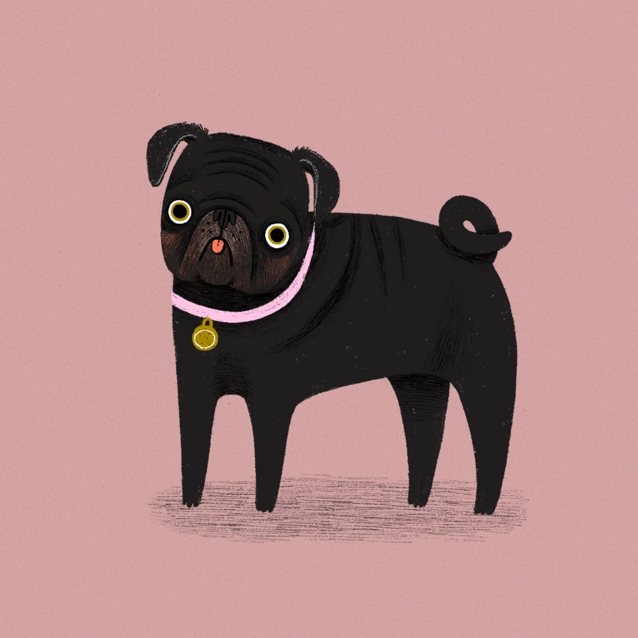 Dog Illustration by Melissa Lee Johnson