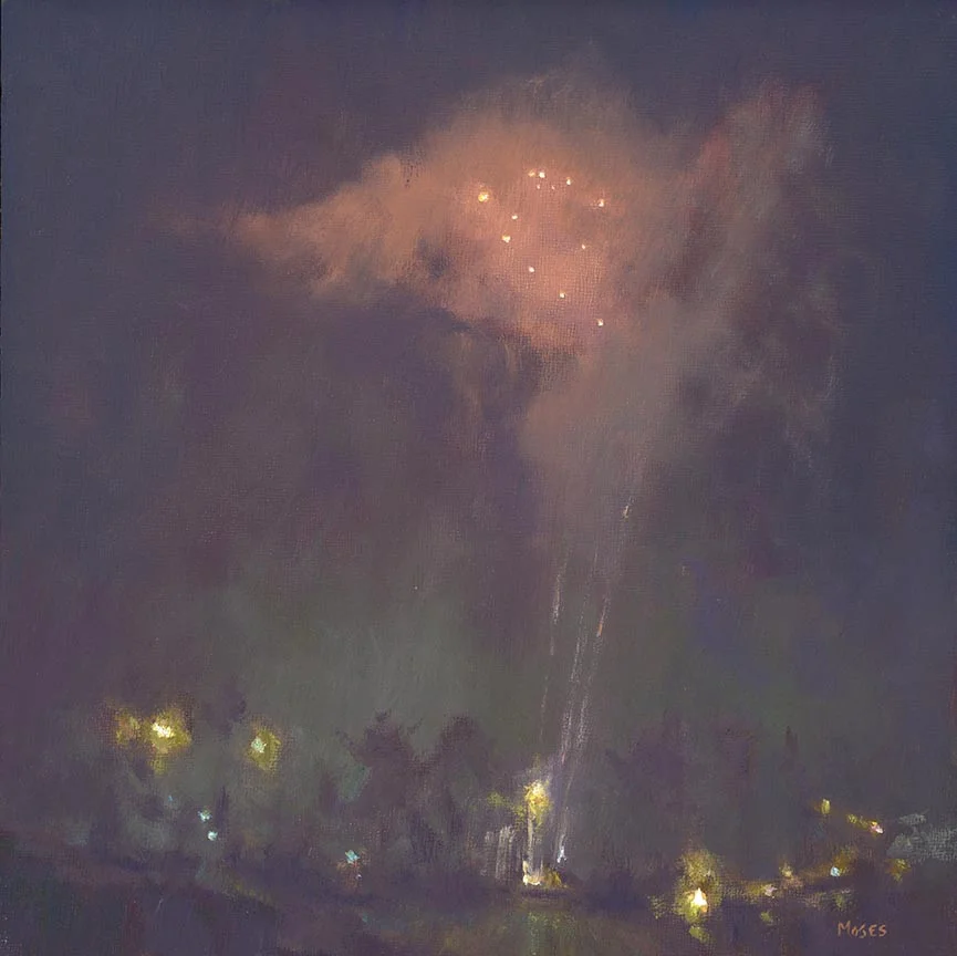 nocturne in red violet