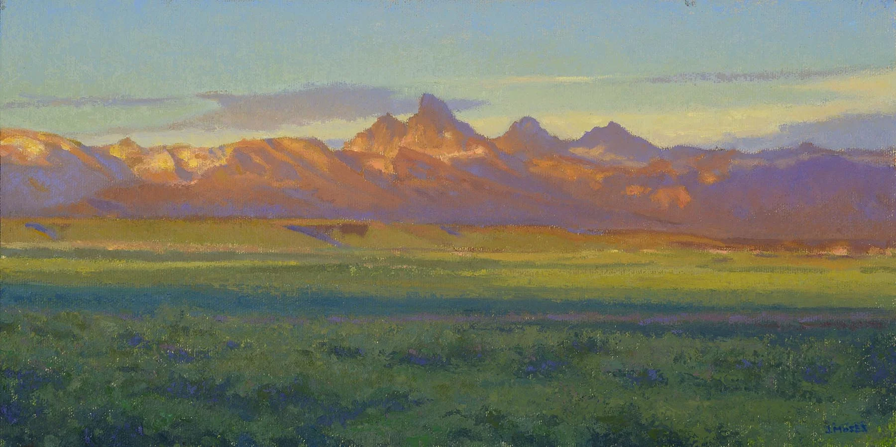 golden hour, teton valley