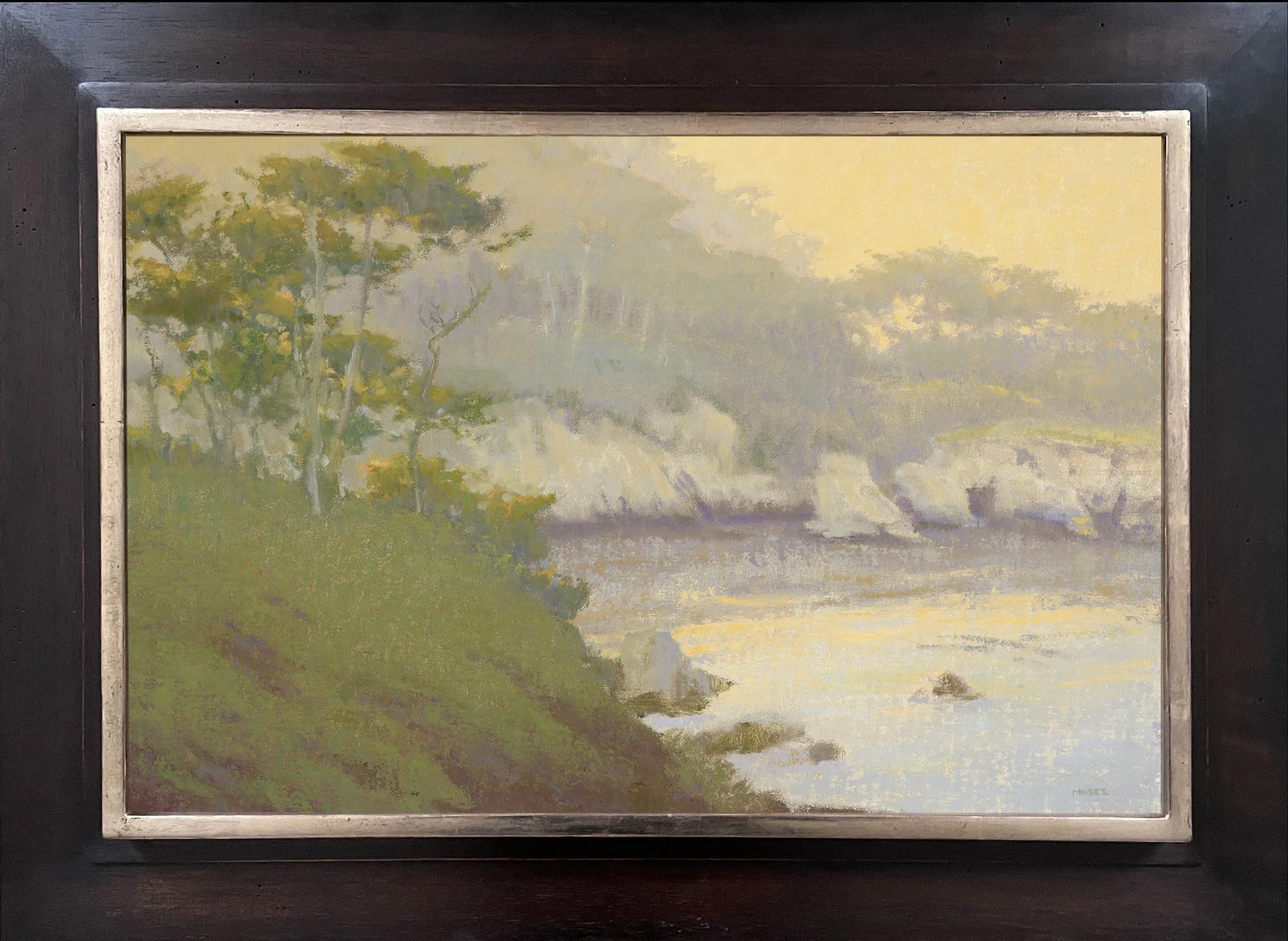 evening light, blue fish cove