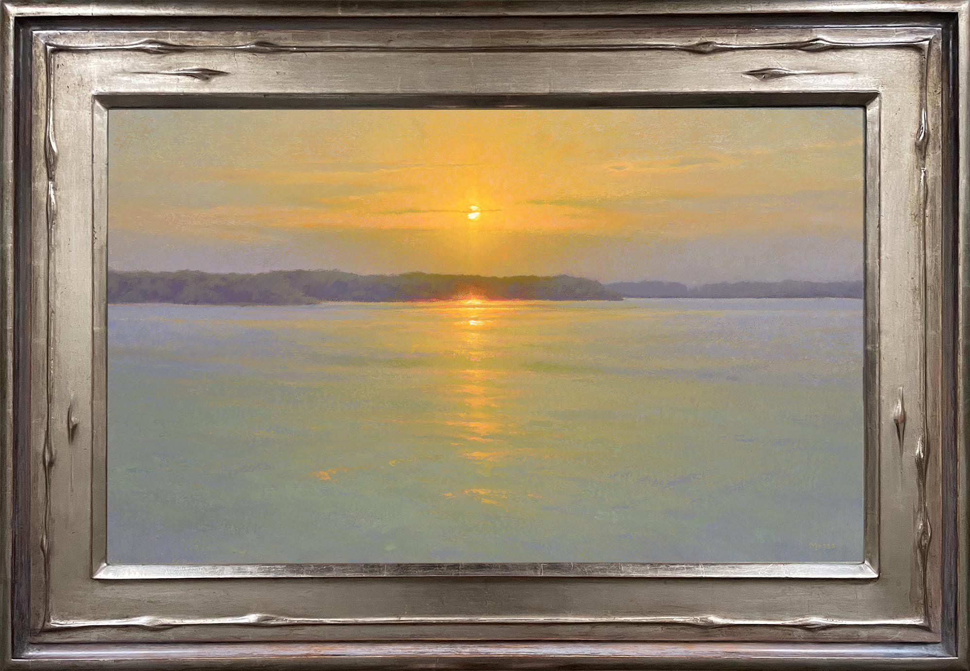 jeweled waters, sunset