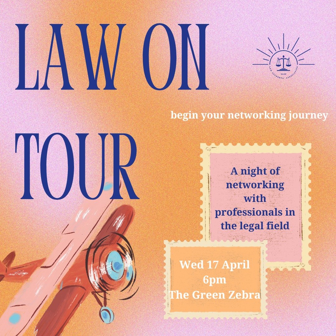 Get excited !!!!

The Law on Tour event is this Wednesday and we would love to see you there networking with an amazing group of guest speakers. 

You can still grab tickets for this Wednesday by following the link in our bio.
