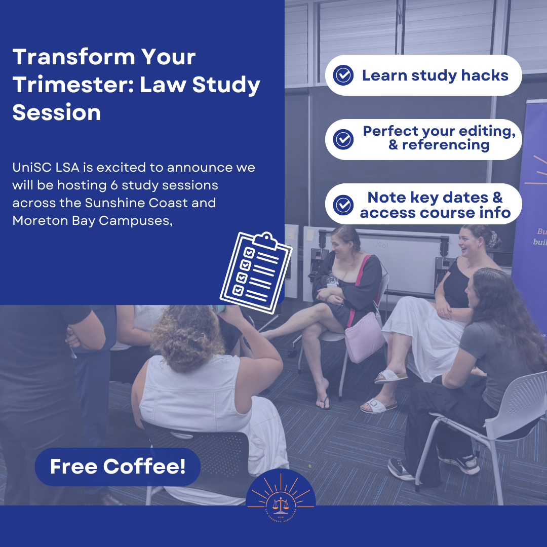 UniSC LSA Study Sessions Trimester 2!