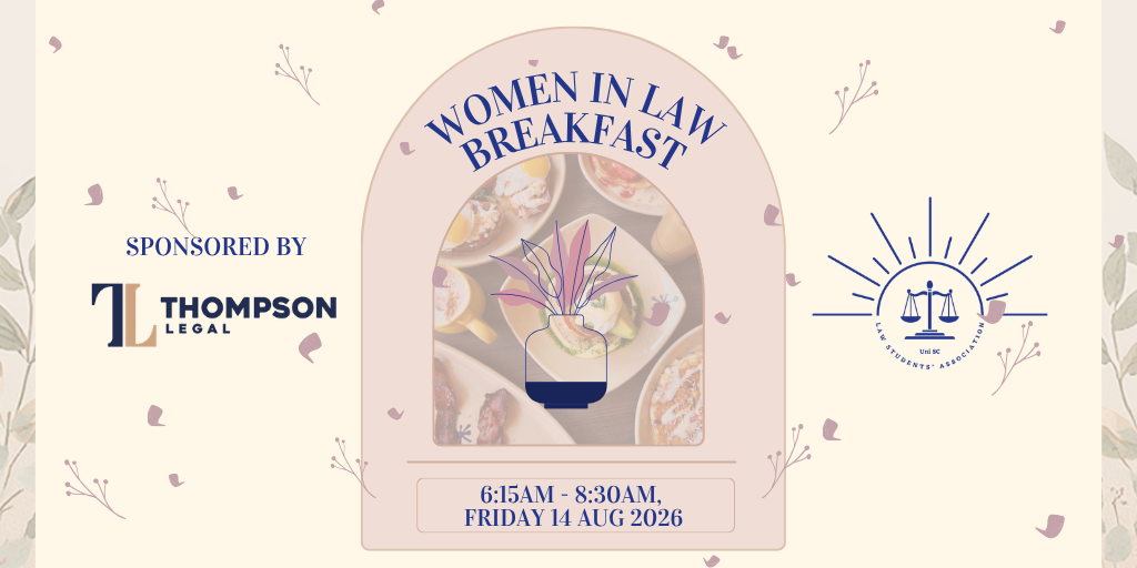 UniSC LSA Women in Law Breakfast Sponsored by Thompson Legal 