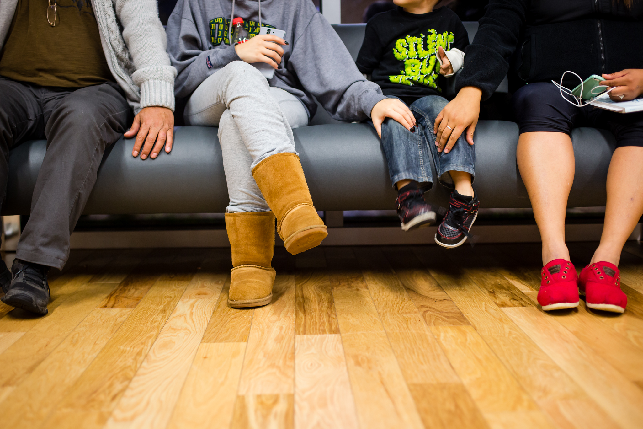  On a Friday night,&nbsp;a family passes time in the ER’s waiting room, eager for news. In one year the hospital’s emergency department treats about 40,000 patients—around 110 per day.&nbsp; 