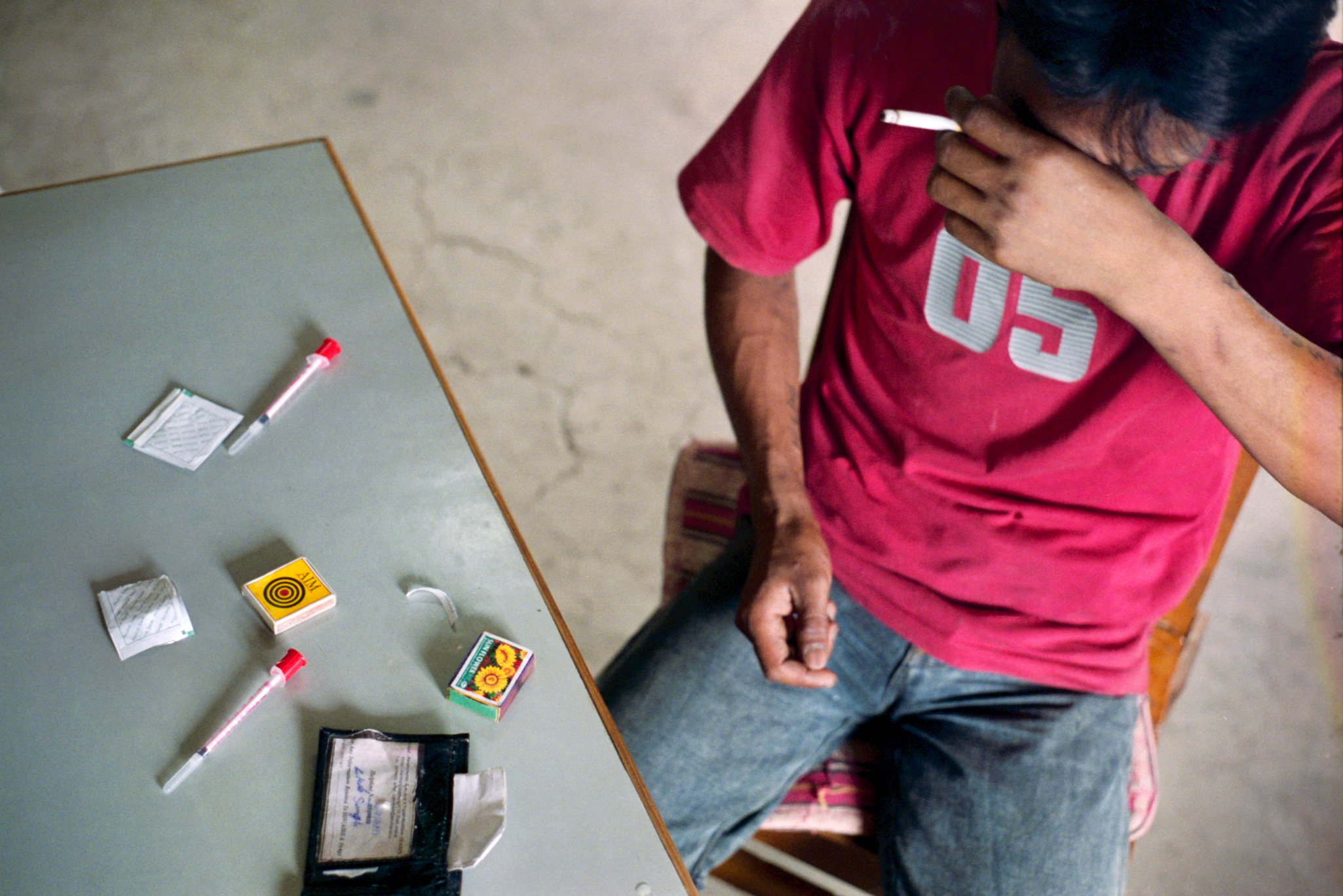  Heroin and needle use is common in NE India which borders Burma and is a major drug route. &nbsp;HIV levels in this area are some of the highest in the country. &nbsp;Many social service organizations have begun needle exchange programs to reduce th