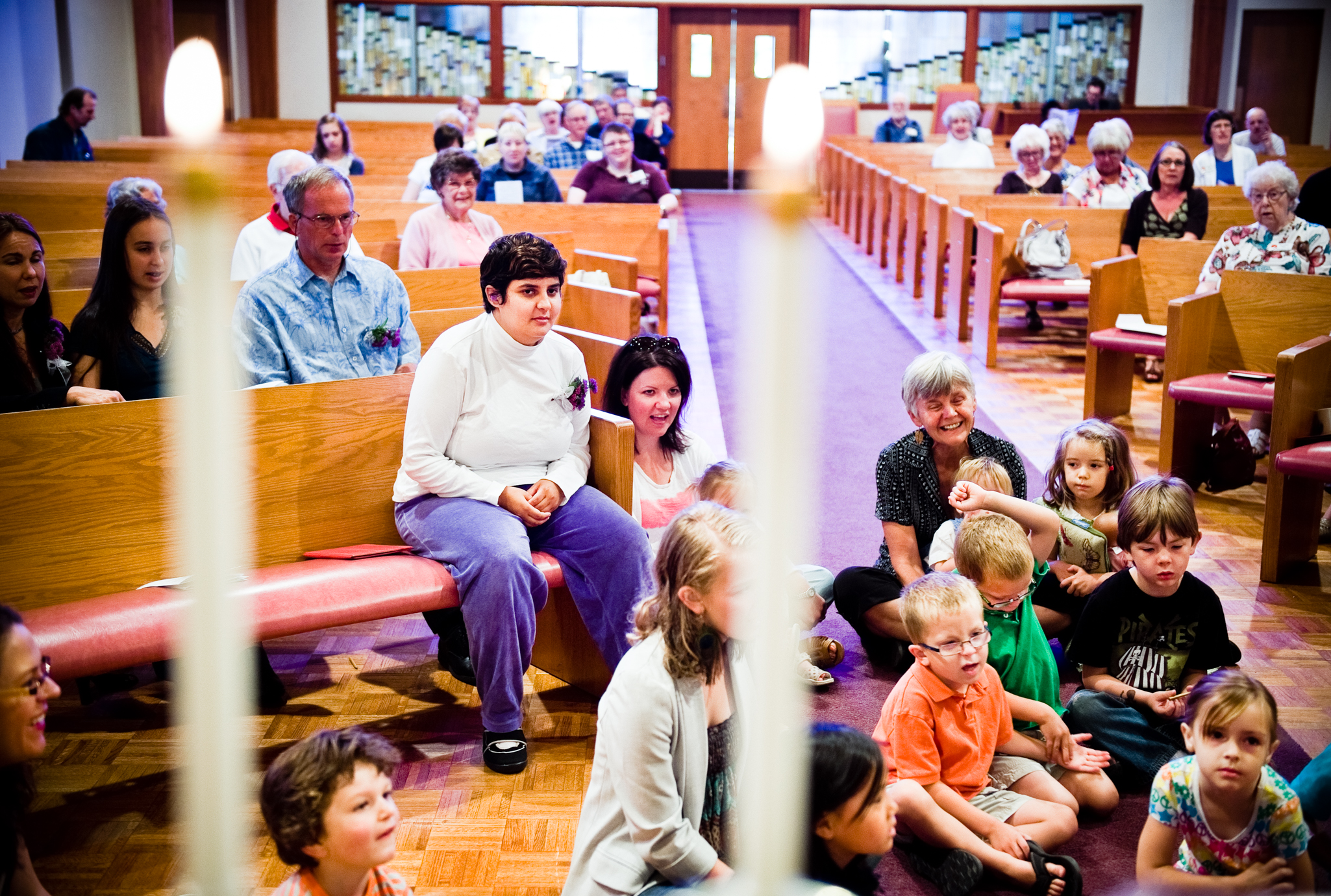  Anna started attending the local community Church, much to the surprise of her Atheist mother. "I like going to church," say Anna. "Where it is peaceful and positive, and the people there are really nice."&nbsp; 