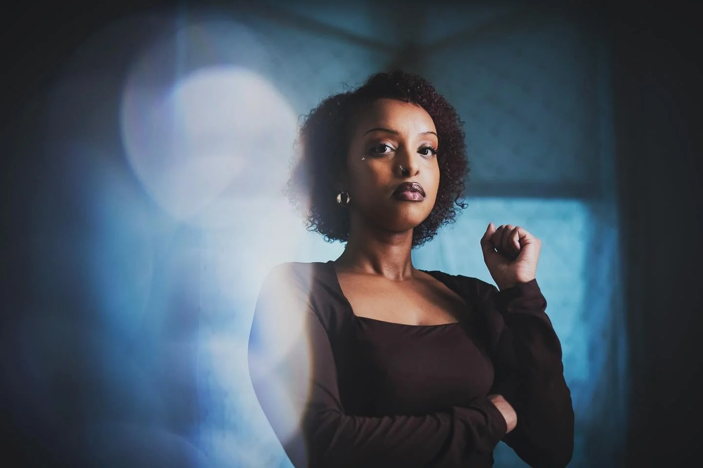 Had the absolute pleasure of photographing the gracious, tough and beautiful Walio Mohamed for @newlinesmagazine.  In 2017 she was the target of a hate crime on the MAX train in Portland, OR.  The attack left two dead,  another injured and the city i