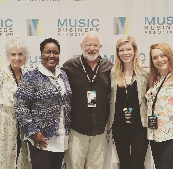 So great speaking with these stellar individuals about mental health in entertainment at the Music Biz conference this week! Thanks for having us! @porterscall @gloriagreenentertainment @amy.macy @katcloud @musicbizassoc #musicbiz2019 #entertainment 