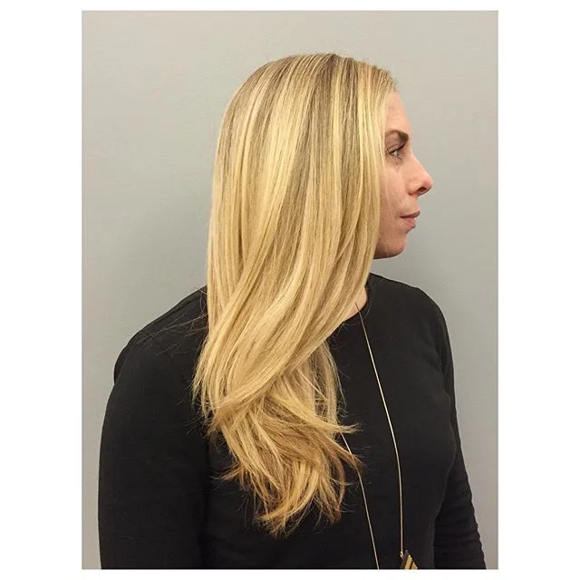 BLONDE AMBITION color by Sertac! #georgesalondc #georgetowngorgeous