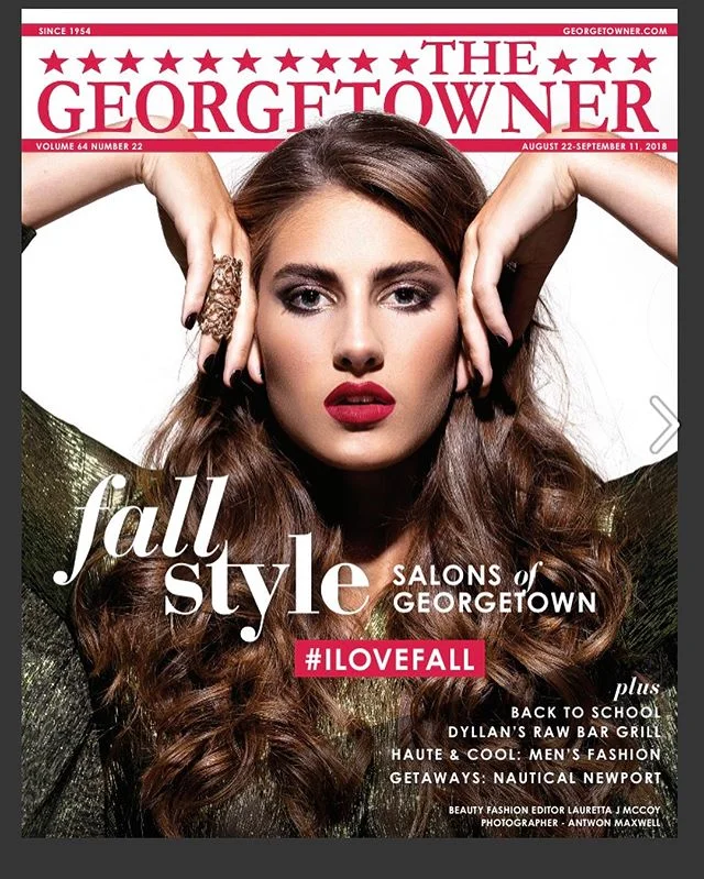 Check out the new issue of The Georgetowner to see some amazing hair! Awesome work by Ish! 
#georgesalondc #georgetowngorgeous #ilovefall #editorialhair #editorialstylist @marciamax @theartistagency @curioconceptstore  @toyduckcreations @ishtk @beaut