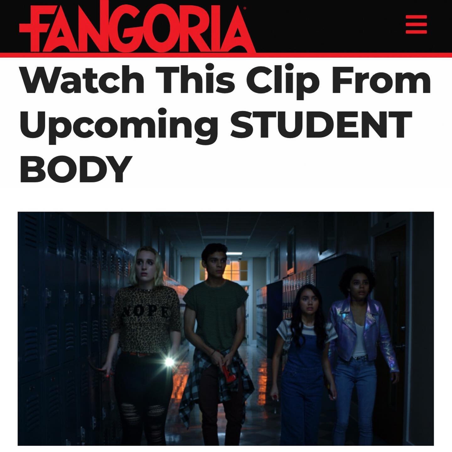 This one is special for us. Thank you @fangoria!