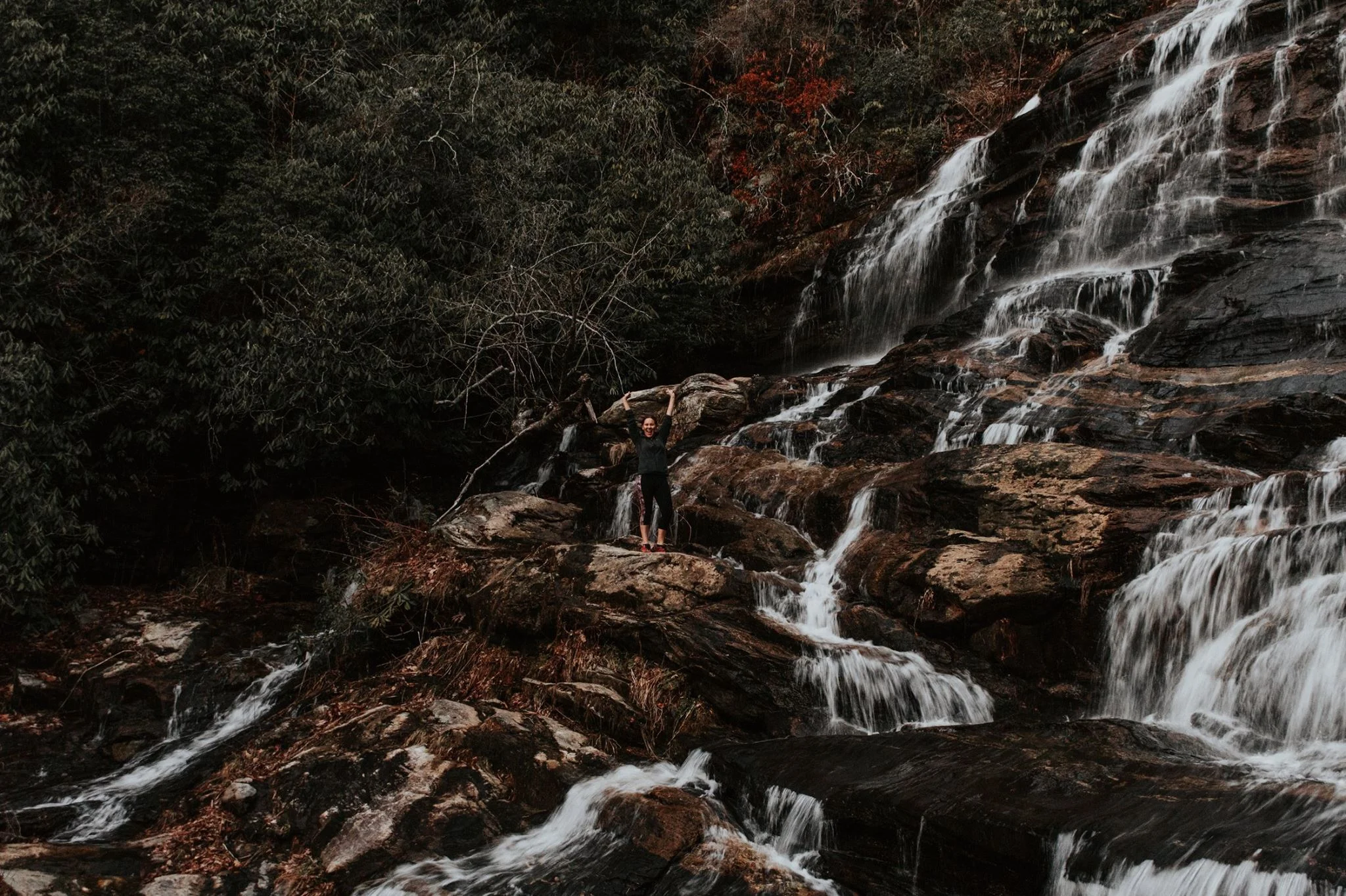 That’s me, goofing off and climbing waterfalls. (Goofing off in a responsible manner, of course. I do not recommend doing this at home.) I don’t do this stuff because it looks cool on Instagram. I do it because it’s what I LOVE to do!