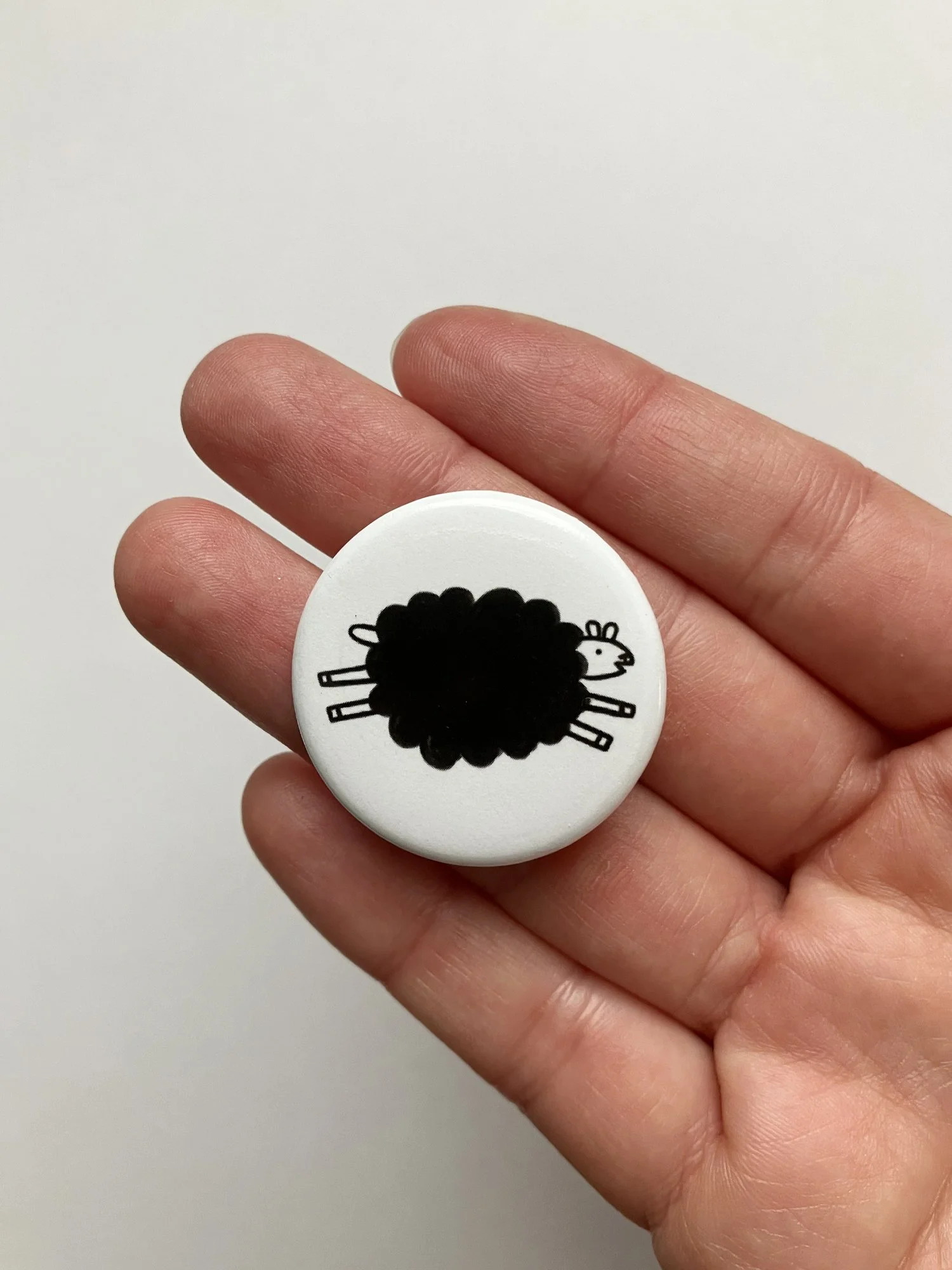 Black Sheep Pin-back Button