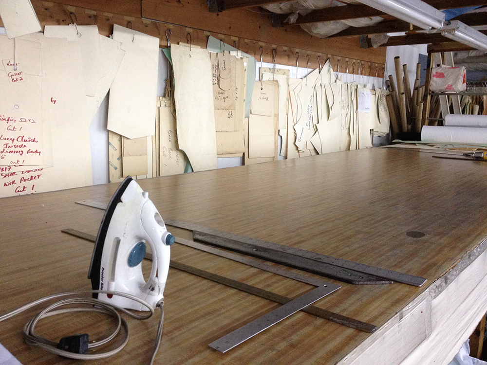 the studio employs seamstresses for their custom garment requests