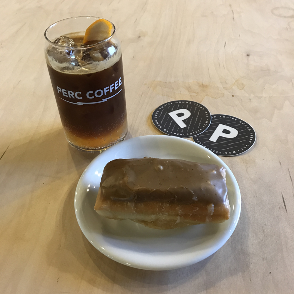 Not only did PERC have all the great branding we've been working on together for the past little bit, but they also had donuts.