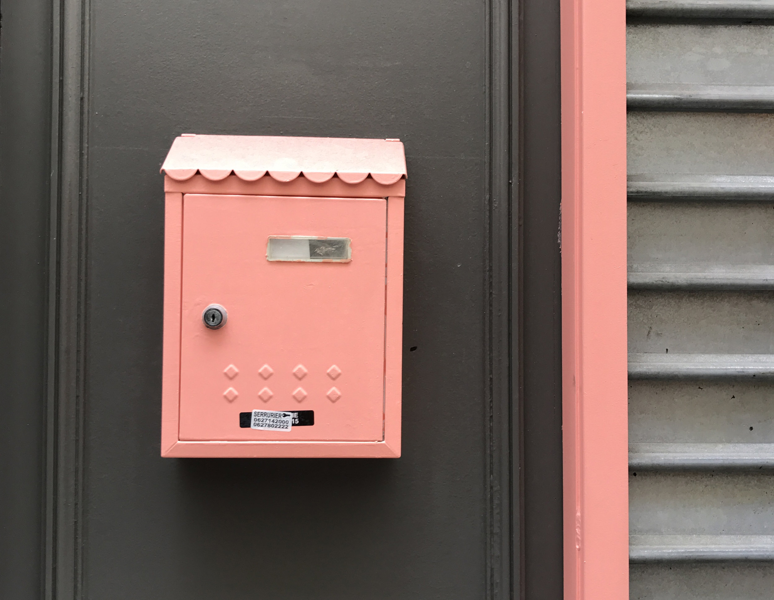 Cute mailbox across the way from Frenchie's
