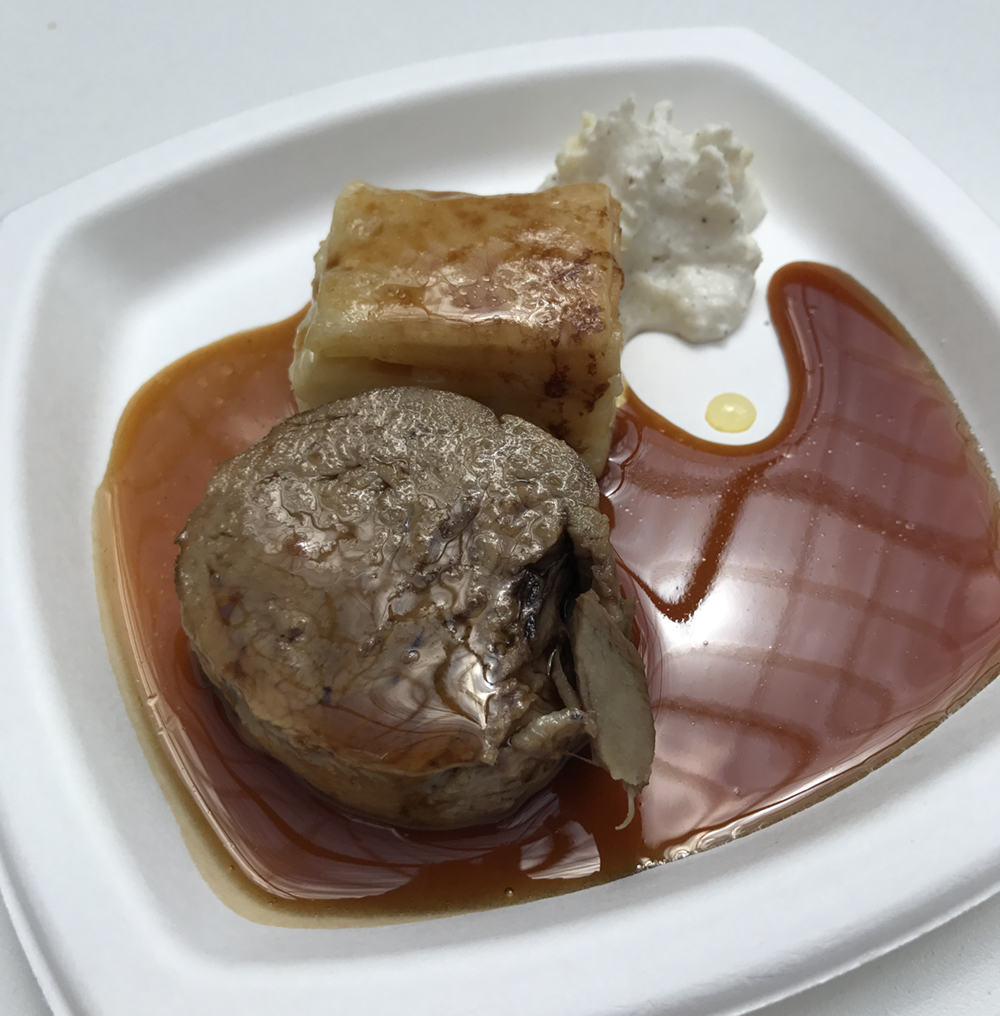 The Mandarin Oriental Paris Chef Theirry Marx Confit Veal Shank, macaroni au gratin and truffle emulsion