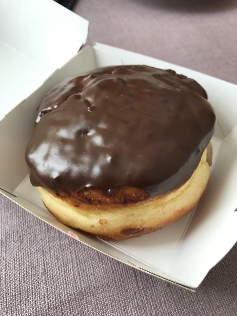 Boneshaker donut! It was filled with yummy coffee flavored goo