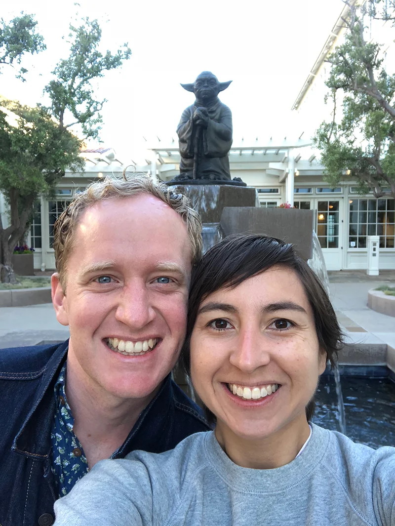 What is the first thing one does in San Francisco? Seek Yoda wisdom of course!